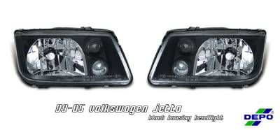 Volkswagen Jetta Option Racing Headlight - 10-45244