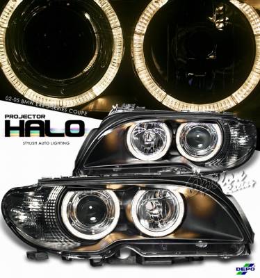 BMW 3 Series Option Racing Projector Headlight - 11-12316