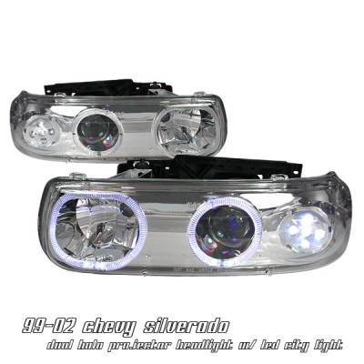 Chevrolet Silverado Option Racing Projector Headlight - 11-15136