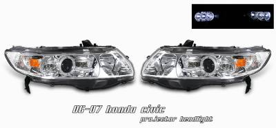 Honda Civic Option Racing Projector Headlight - 11-20190