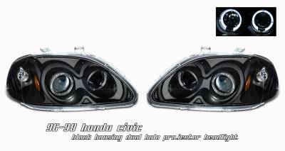 Honda Civic Option Racing Projector Headlight - 11-20195