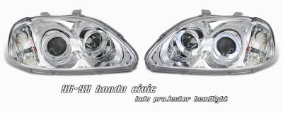 Honda Civic Option Racing Projector Headlight - 11-20196