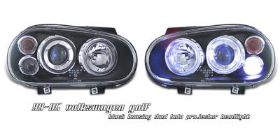 Volkswagen Golf Option Racing Projector Headlight - 11-45262