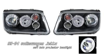 Volkswagen Jetta Option Racing CCFL Projector Headlight - 12-45129