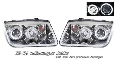 Volkswagen Jetta Option Racing CCFL Projector Headlight - 12-45130