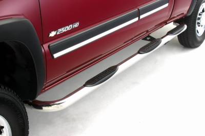 Chevrolet Silverado ICI 3 Inch Wheel-to-Wheel Black Nerf Bar - BLAK516CHX