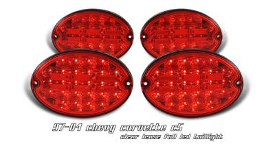 Chevrolet Corvette Option Racing LED Taillight - 17-15129