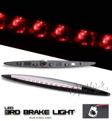 Honda S2000 Option Racing LED Third Brake Light - Chrome - 23-20152