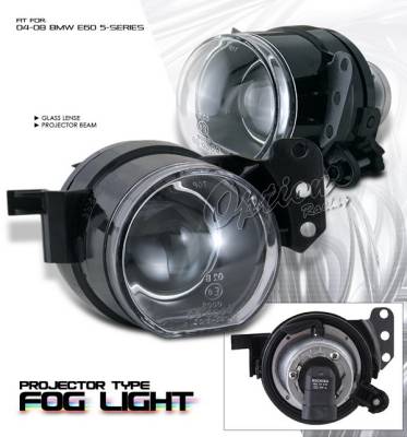 BMW 5 Series Option Racing Fog Light Kit - Projector Type - 28-12171