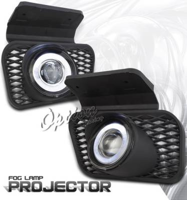 Chevrolet Silverado Option Racing Fog Light Kit - Halo Projector - 28-15230