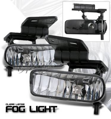 Chevrolet Silverado Option Racing Fog Light Kit - Clear - 28-15353