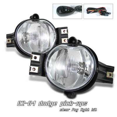 Dodge Ram Option Racing Fog Light Kit - 28-17115