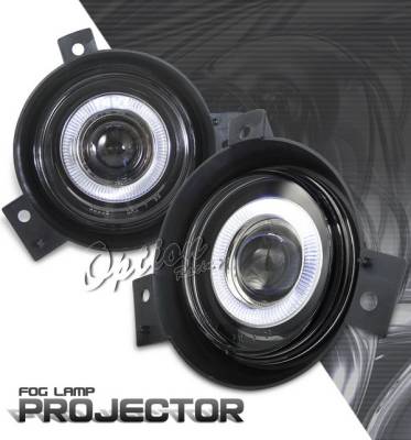 Ford Ranger Option Racing Fog Light Kit - Halo Projector - 28-18247