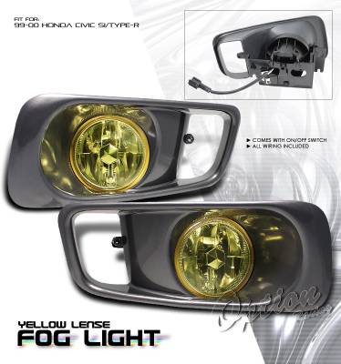 Honda Civic Option Racing Fog Light Kit - 28-20177