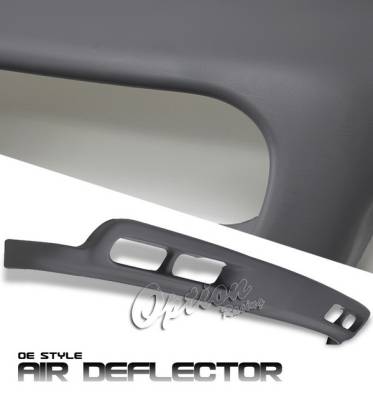 Chevrolet Silverado Option Racing Bumper Cover - OEM Style Lower Bumper Air Deflector without Fog Light Hole - 80-15128