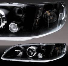 Honda Accord 2DR & 4DR Pilot Black Light Bar - Pair - HL-104BK