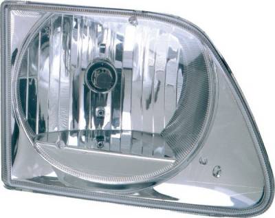 Ford F150 Pilot Chrome Headlight - Pair - HL-501MR