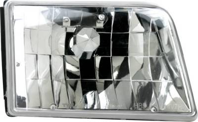 Ford Ranger Pilot Chrome Headlight - Pair - HL-502MR