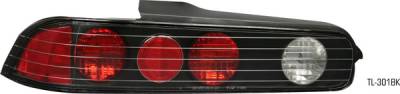 Acura Integra 2DR Pilot Black Taillight - Pair - TL-301BK