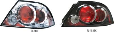 Mitsubishi Lancer Pilot Chrome Taillight - Pair - TL-403