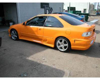 Honda Civic FX Design Side Skirts - FX-173