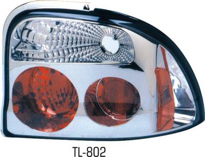 Dodge Neon Pilot Chrome Taillight - Pair - TL-802