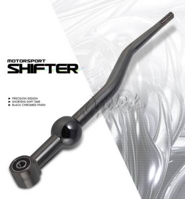 Honda Civic Option Racing Short Shifter - Black Chrome - 62-20106