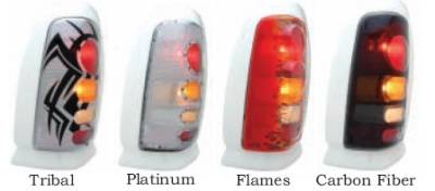 Honda Civic 2DR GT Styling Probeam Taillight Cover