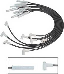 Chevrolet MSD Ignition Wire Set - Black Super Conductor - 31803