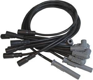 Chevrolet Corvette MSD Ignition Wire Set - Black Super Conductor - 32173