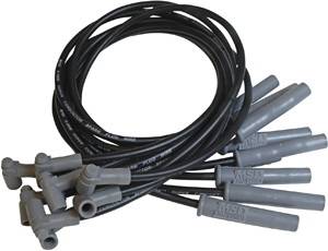 Chevrolet Silverado MSD Ignition Wire Set - Black Super Conductor - 39843