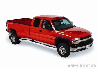 Chevrolet Silverado Putco Boss Bar Side Steps - Wheel to Wheel - 44131