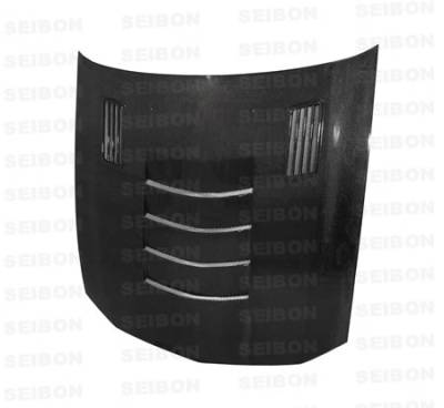 Ford Mustang Seibon SSII Style Carbon Fiber Hood - HD0506FDMU-SSII