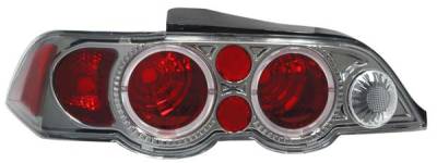 Black Chrome Euro Taillights - 92005