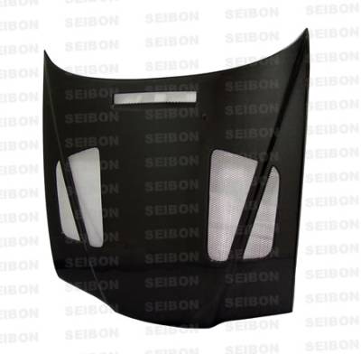 BMW 3 Series 4DR Seibon ER Style Carbon Fiber Hood - HD9298BMWE364D-ER