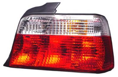 BMW 3 Series 4DR IPCW Taillights - Crystal Eyes - Crystal Diamond Red & Clear - 1 Pair - 203002C