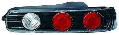 Acura Integra 2DR IPCW Taillights - Crystal Eyes - Bermuda Black - 1 Pair - CWT-107C2B