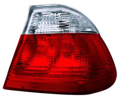 BMW 3 Series 4DR IPCW Taillights - Crystal Eyes - Red & Clear - 2PC - CWT-207R2