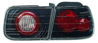 Honda Civic 2DR IPCW Taillights - Crystal Eyes - 1PC - CWT-729C2B