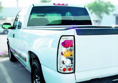 Chevrolet Silverado IPCW Taillights - Crystal Eyes - 1 Pair - CWT-CE3039CA