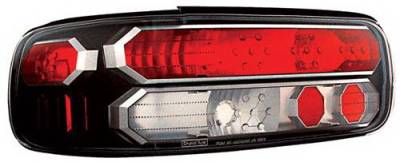 Chevrolet Impala IPCW Taillights - Crystal Eyes - Black Trim - 1 Pair - CWT-CE316CB