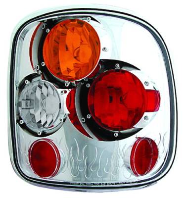 Chevrolet Silverado IPCW Taillights - Crystal Eyes - 1 Pair - CWT-CE325CA