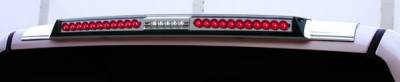 Chevrolet Silverado IPCW Mega LED Third Brake Light with Cargo Light with Red Cap - 1PC - LED3-3039C-A