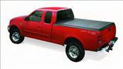 Nissan Titan Lund Genesis Snap Tonneau - Black Leather Look