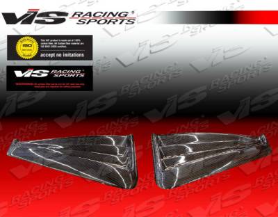 Ford Mustang VIS Racing Stalker Side Scoop - Carbon Fiber - 99FDMUS2DSTK-019C