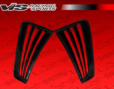 Ford Mustang VIS Racing Stalker-2 Side Scoop - Carbon Fiber - 99FDMUS2DSTK2-019C