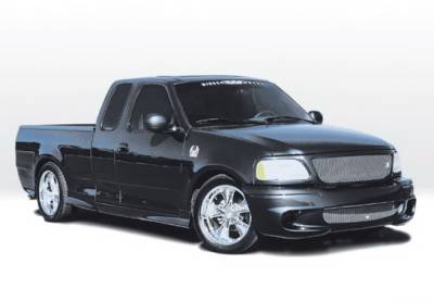 Ford F150 Wings West Lightning Style Complete Body Kit with W-Type Sides & Rear - 8PC - 890658