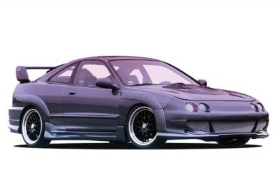 Acura Integra 2DR Wings West Big Mouth Body Kit with Extreme Flares - 890741