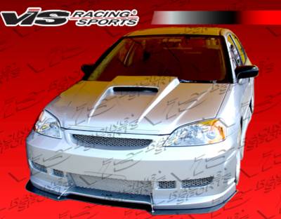 Honda Civic 2DR VIS Racing Z1 boxer Full Body Kit - 01HDCVC2DZ1-099