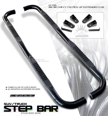 Chevrolet CK Truck Option Racing Side Step Bar - 30-15104